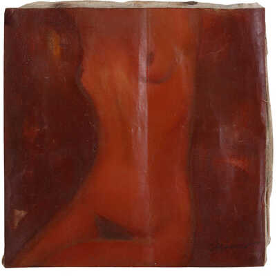 Дейнеко Ольга Константиновна. Изгиб женской фигуры в красных тонах